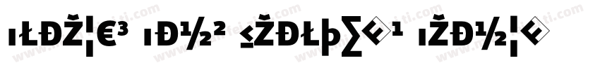 Scalter Sans BlackExp Slant字体转换